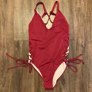 LA Hearts One Piece Swimsuit